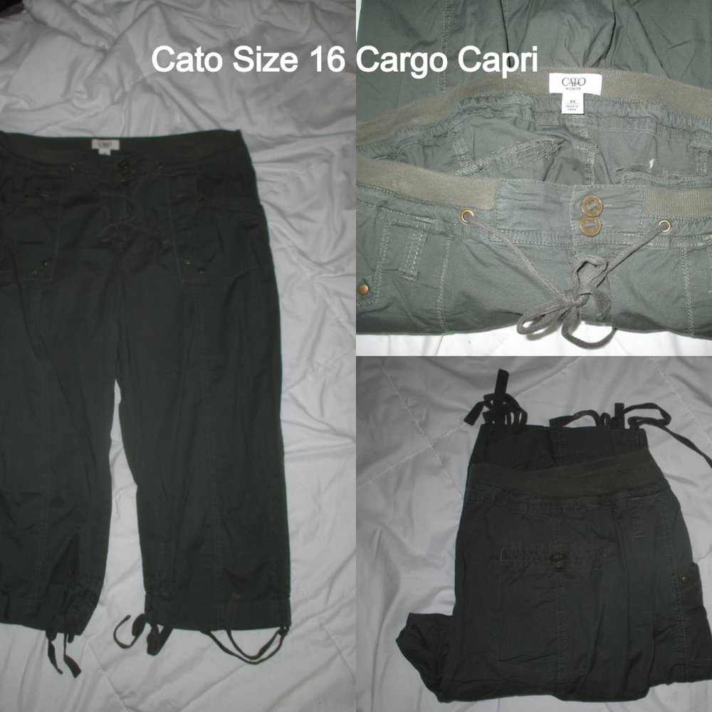 Size 16 Capris Cato Camo Bundle